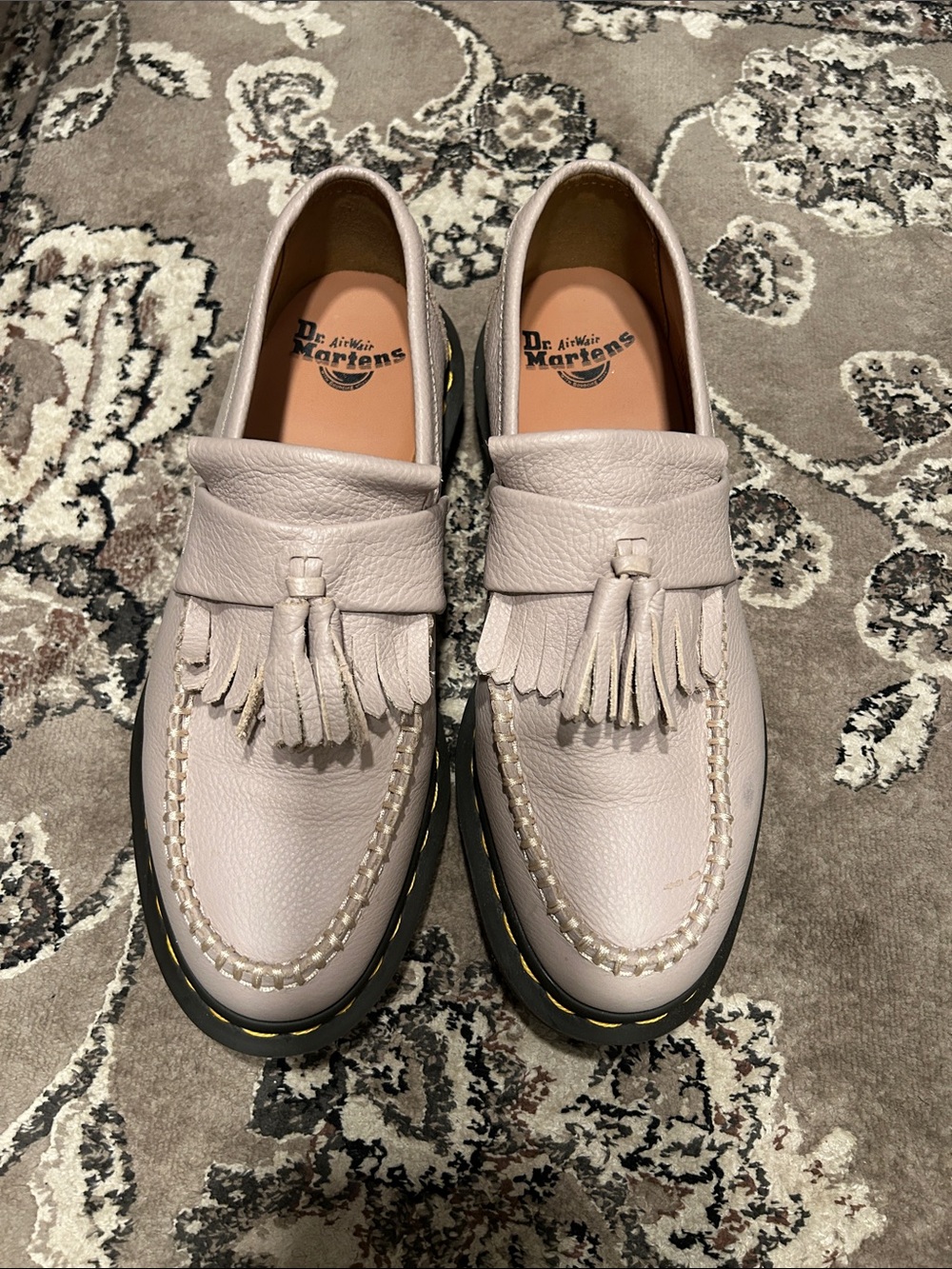 Dr. Martens Men’s Tassel Loafers in Light Taupe
